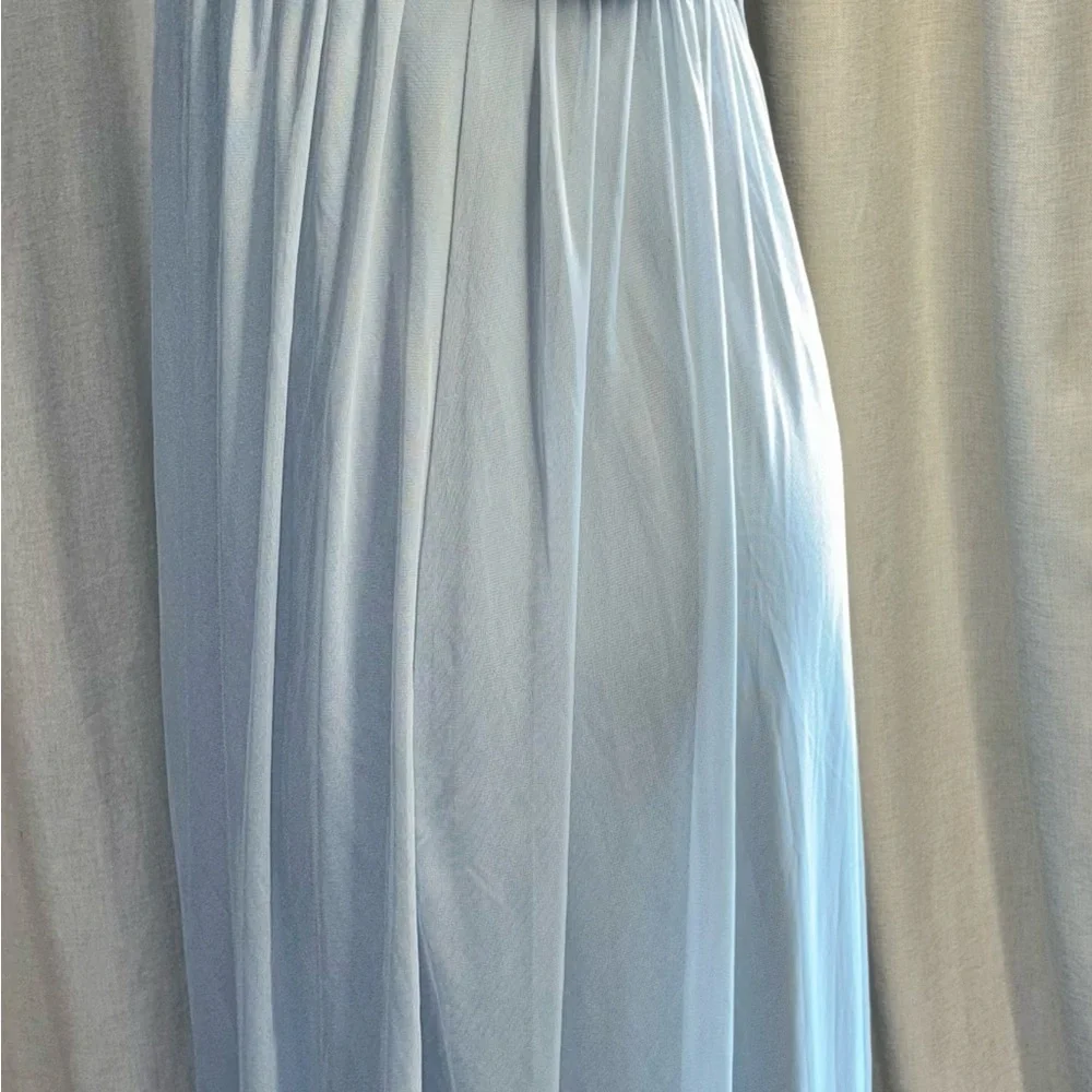 Spaghetti Strap Ruched Waist Mesh Dress
STYLE# F19944 - Picture 11 of 12